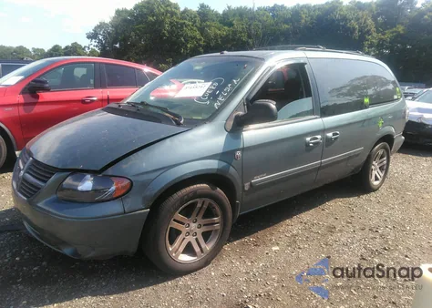 2007 Dodge Grand Caravan Sxt из США, поврежденный, VIN 2D4GP44L97R355578